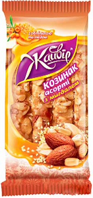 Козинаки ЖАЙВІР Ассорти с миндалем 50 г (4820007053955) 