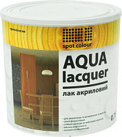Лак акриловий Aqua Lacquer Spot Colour шовковистий мат 0.75 л