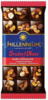 Шоколад Millennium Fruits&Nuts черный 80 г