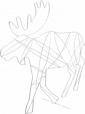 Декорация новогодняя Олень большой