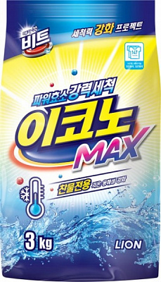 Порошок для машинной и ручной стирки Lion Beat Econo Max 3 кг 