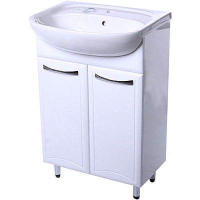 Тумба підлогова Aqua Rodos Декор 55 з умивальником Nova 55