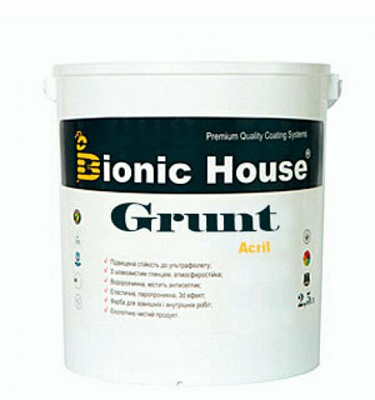 Ґрунтовка Bionic House акрилатна Grunt acril 3 л