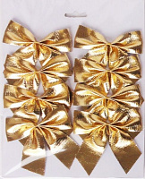 Набор новогодних декораций Бант классический 9 см 8 шт. SD16-0908G 