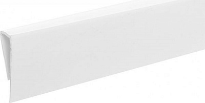 Профиль монтажный ПВХ стартовый снежно-белый 6 м