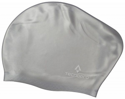 Шапочка для плавания TECNOPRO Cap Sil Vol 275942-869 one size серебристый