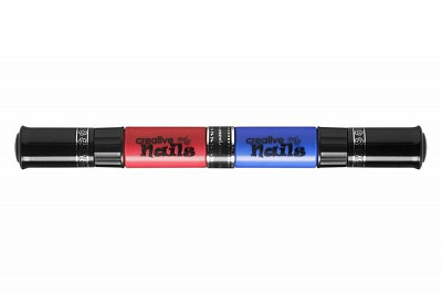 Лак-карандаш для ногтей Malinos Creative Nails на водной основе (темно-красный и темно-синий) MA-303019+303020