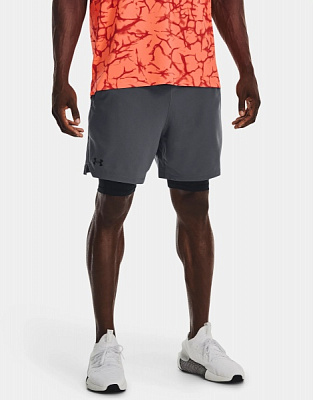 Шорты Under Armour UA VANISH WOVEN 2IN1 STS 1373764-012 р. L серый