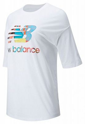 Футболка New Balance Футболка жін. SPORT STYLE REEDER GRAPHIC біла WT01545WT S білий