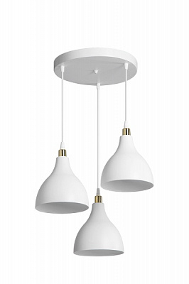 Підвіс Luna Ronda 3x60 Вт Е27 білий MDL.4719