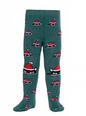 Колготки дитячі Conte-Kids New Year 557 19С-96/1СП р.62-74 темно-бірюзовий