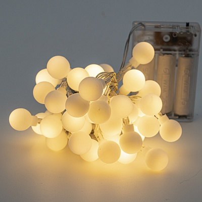 Декоративна гірлянда Altalusse (INL-2705B-40 Warm) вбудований світлодіод (LED) 40 ламп 6 м