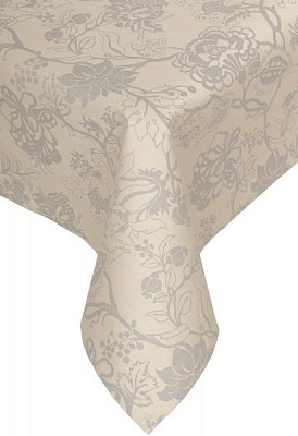 Скатерть Rubin Garden 140x260 см бежевый TTT 