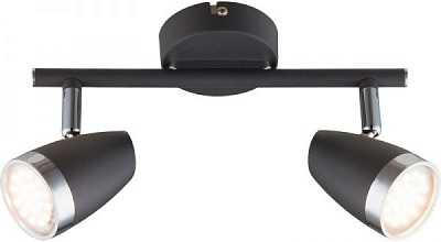 Спот Globo Nero LED 2x4 Вт черный 56110-2 