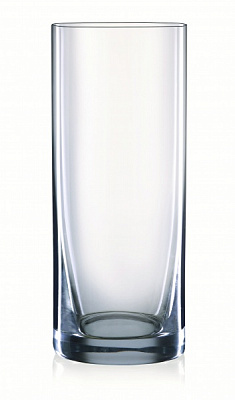 Ваза стеклянная Banquet в подарочной упаковке 26 см прозрачная 