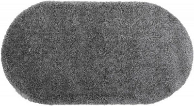 Ковер Ozkaplan Karpet Gold Shaggy O темно-серый 0,8х1,5 м