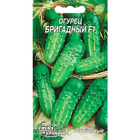 Насіння Семена Украины огірок Бригадний F1 0,5г