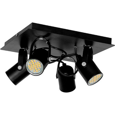 Спот Luminex Mark 7019 4x40 Вт GU10 черный