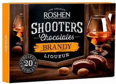 Цукерки Roshen shooters віски-лікер 150 г