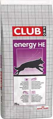 Корм Royal Canin для собак CLUB HE (Клаб Про Энерджи Эйч И), 20 кг