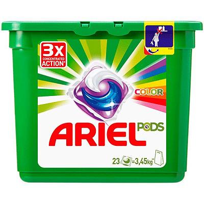 Капсулы для машинной стирки Ariel Все-в-1 Color 23 шт.