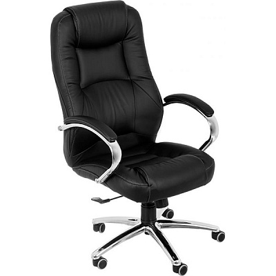 Кресло AMF Art Metal Furniture Мустанг Anyfix Хром Неаполь N-20 черный 