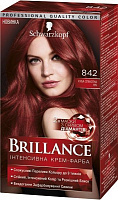 Краска для волос Brillance Brillance №842 куба жаркая ночь 142,5 мл