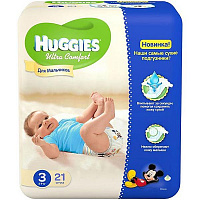 Підгузники Huggies Ultra Comfort 3 5-9 кг 21 шт 51306338
