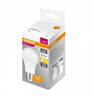 Лампа світлодіодна Osram 16 Вт A60 матова E27 220 В 2700 К 4058075056985