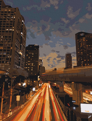 Картина за номерами Нічний Бангкок 11213-AC 40х50 см ArtCraft