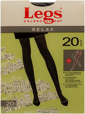 Колготки Legs RELAX 20 den NERO 2 чорний
