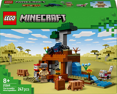 Конструктор LEGO Minecraft Шахтная экспедиция «Броненосец» 21269
