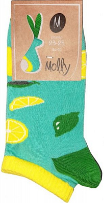 Шкарпетки Молли Лайм р. 23-25 бірюзовий 1 пар