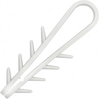 Дюбель швидкого монтажу для кабелю Smart X 6 мм круглий 100 шт. білий 