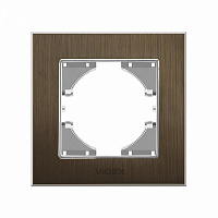 Рамка одномісна Videx Binera горизонтальна шоколадний VF-BNFRA1H-CH