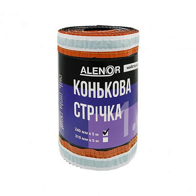 Стрічка Alenor гребнева 240 мм x 5 м чорна