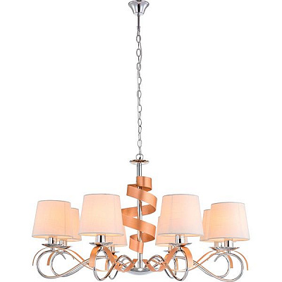 Люстра Victoria Lighting Rosalia/SP8 chrome+copper