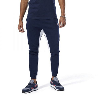 Брюки Reebok CL F ZIP JOGGER DT8166 р. XL темно-синий