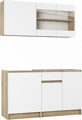 Кухня Снежанна Грейд ЛДСП 1,4 м 