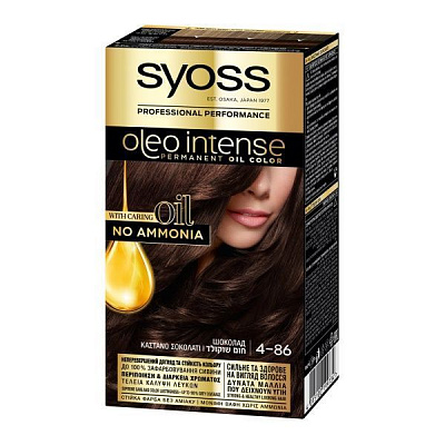 Фарба для волосся Syoss Oleo Intense 4-86 шоколад 115 мл