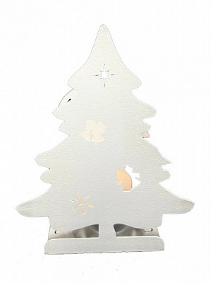 Подсвечник Снеговичок белый 60х40 SG-783