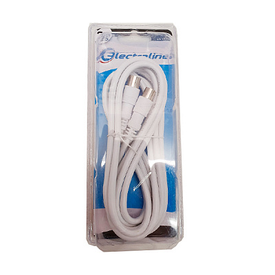 Кабель Electraline телевизионный монолит для подключения бытовых устройств 48202 медь