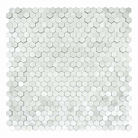 Декоративная панель EMERGO самоклеющая Hexagon 3D Серебряный Home Inspire 