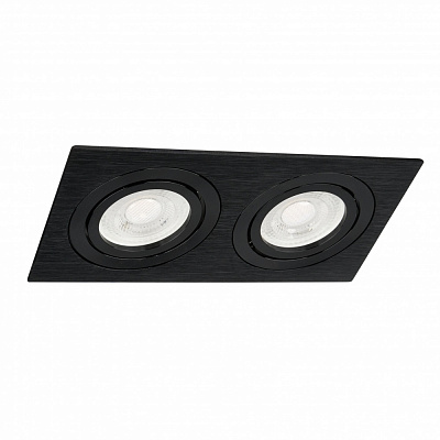 Светильник точечный Berger 40 Вт GU10 черный 3024-DL-2 Black