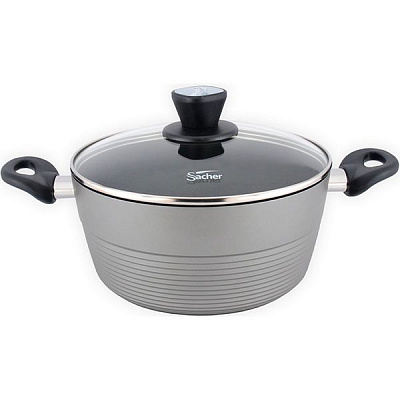 Кастрюля с антиприганным покрытием Sacher Teflon Dupont 3 л