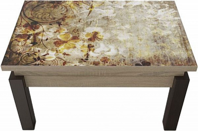 Стол-трансформер Art in Head Батерфляй дуб сонома/венге Print 590 