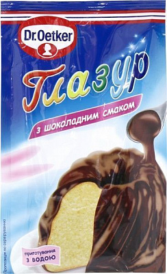 Глазурь с шоколадным вкусом 100 г Dr. Oetker (5941132007107) 
