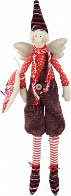 Кукла интерьерная Эльф Валентинчик