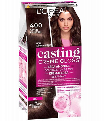 Крем-фарба для волосся L'Oreal Paris CASTING Creme Gloss №400 каштан 160 мл