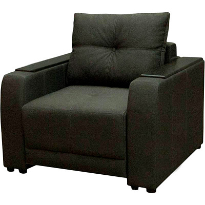 Кресло раскладное Кедр Плейн серое